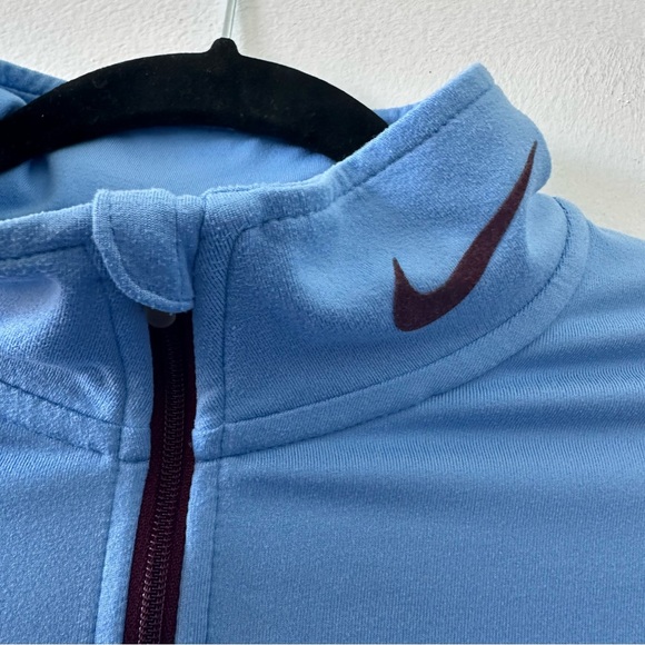 Philadelphia Phillies baseball Nike dry fit blue maroon quarter neck sweatshirt - Picture 3 of 8